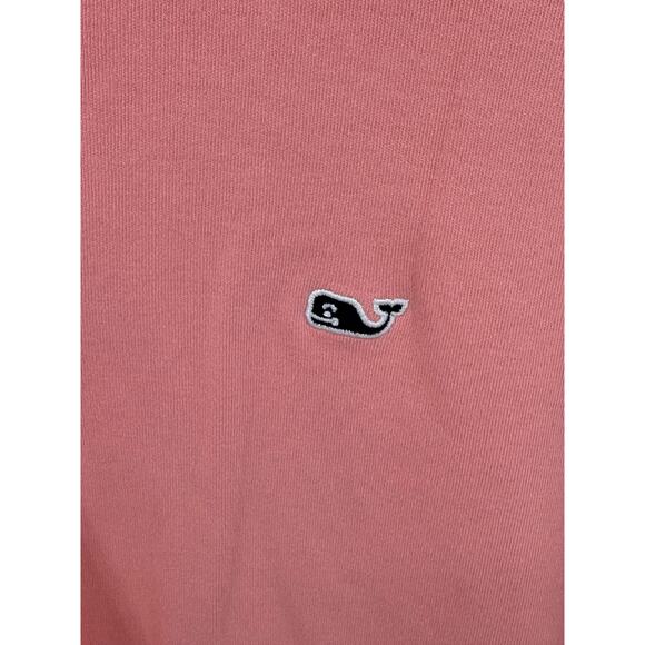 Vineyard Vines Sweatshirt Mens XL Peach 1/4 Zip Pullover Classic Cotton Preppy - Picture 2 of 9